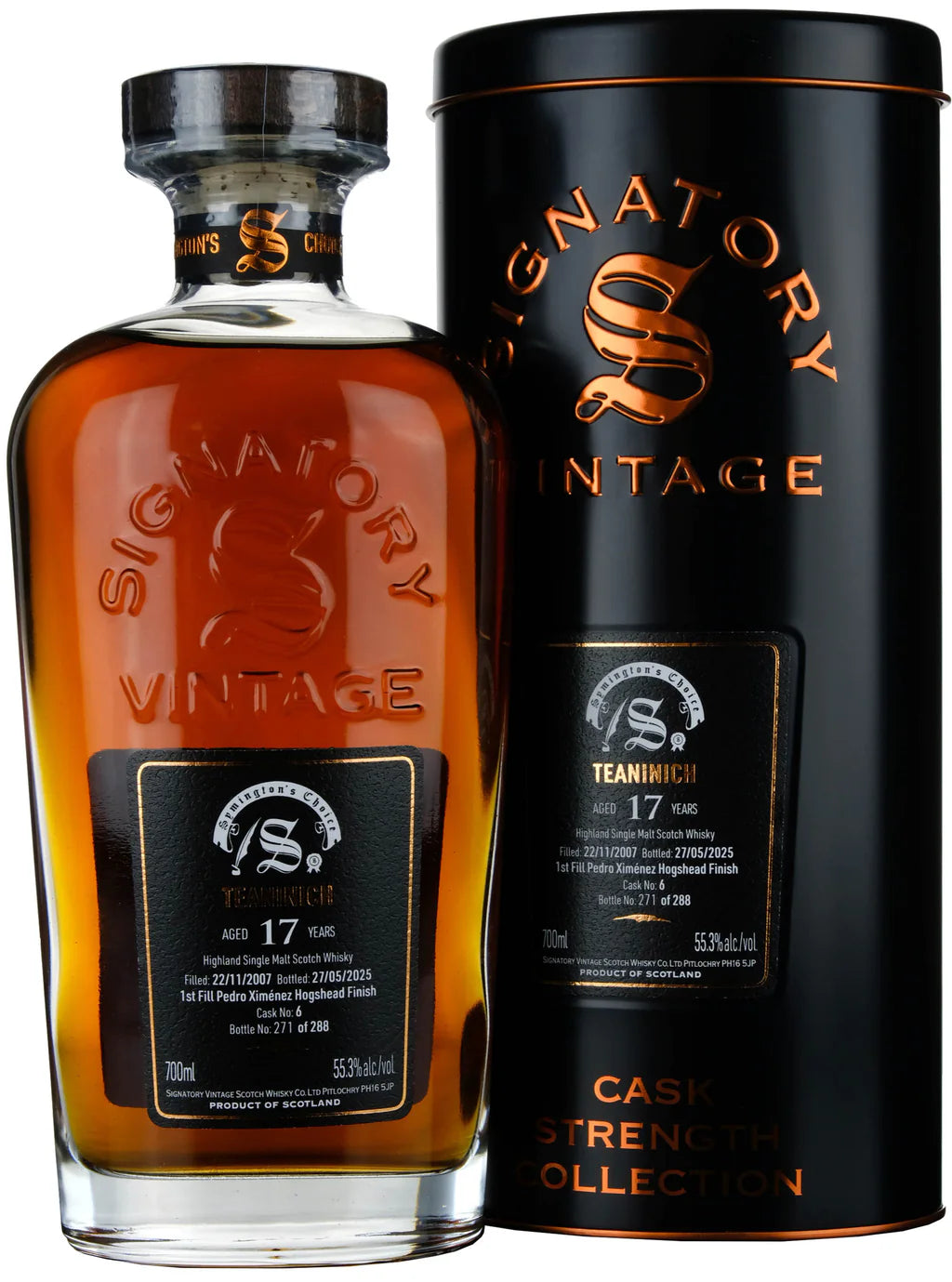 Signatory Teaninich 17YO Symington #6 (55.3%, 70cl)