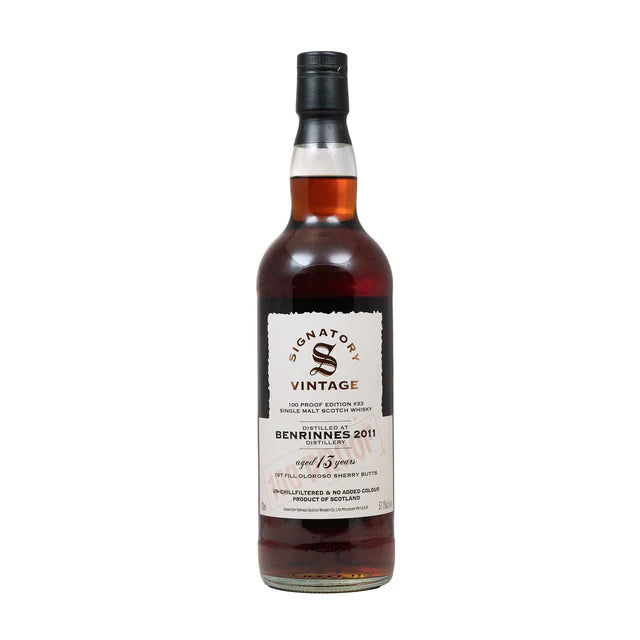 Signatory Benrinnes 13YO 2011 #33 (57.1%, 70cl)