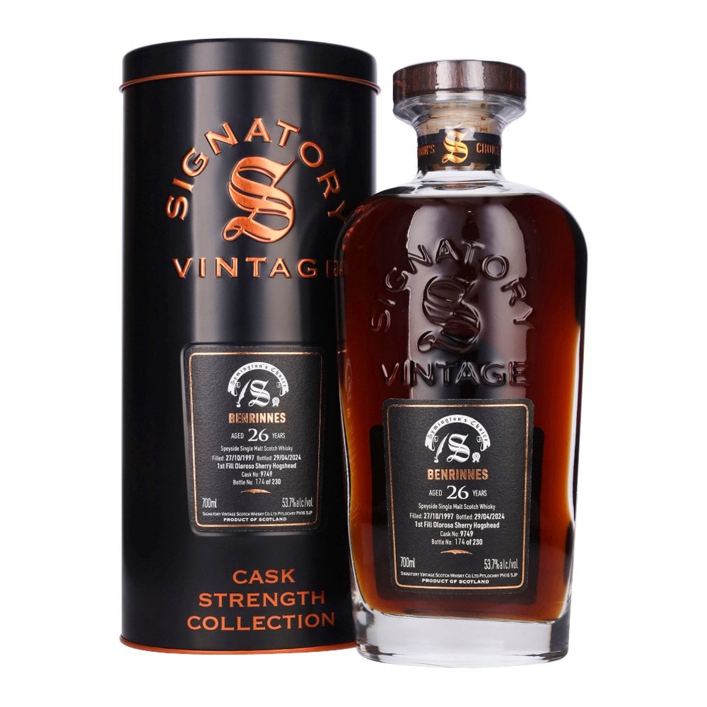 Signatory Vintage Benrinnes 26 YO (1997) #9749 (53.7%, 70cl)