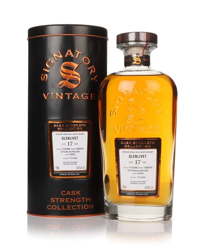 Signatory Vintage (Glenlivet) 17 YO (2005) Cask 901025 (60.6%, 70cl)