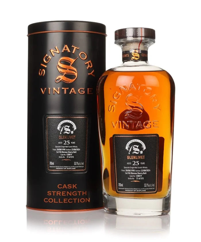 Signatory Vintage (Glenlivet) 25 YO (1998) Symington's Choice #128819 (53.1%, 70cl)