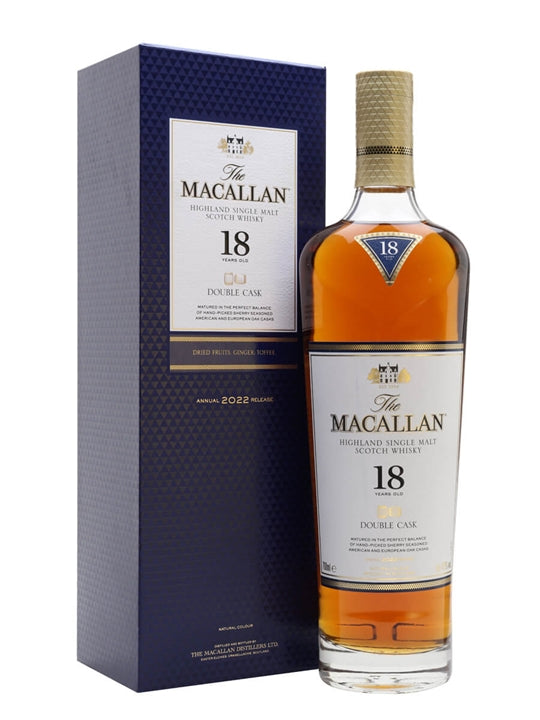 Macallan Double Cask 18 YO (2022) (43%, 70cl)