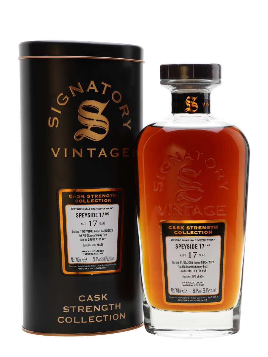 Signatory Vintage Speyside (M) 17 YO (2005) #49 (58.1%)