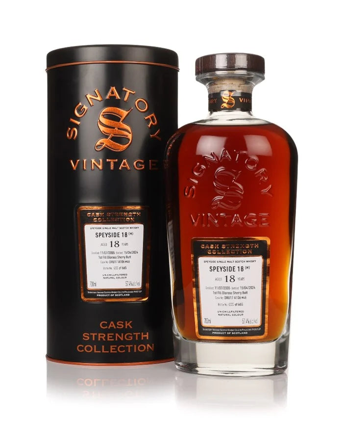 Signatory Vintage Speyside (M) 18 YO (2005) #46 (57.4%, 70cl)