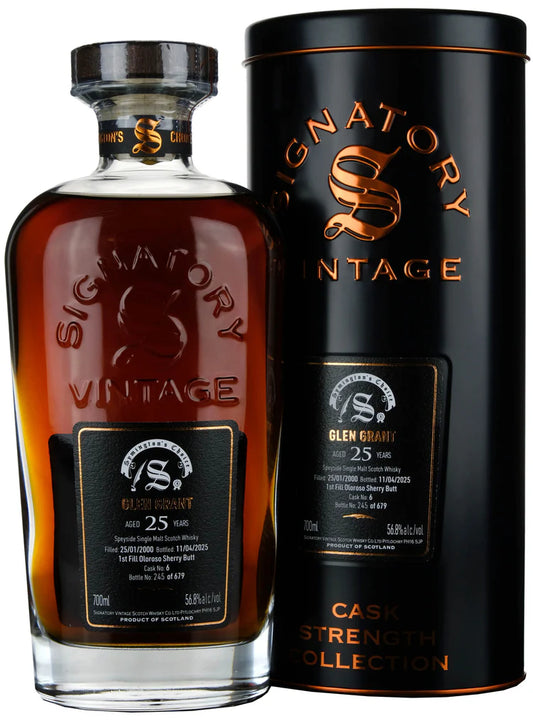 Glen Grant 2000-2025 | 25 Year Old Signatory Vintage Symington's Choice Single Cask 6 (56.8%)