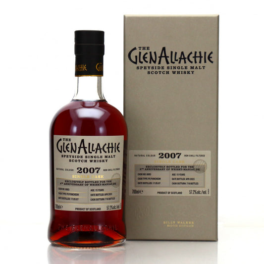 GlenAllachie 15 YO (2007) Pedro Ximenez #6683 (57.2%, 70cl)
