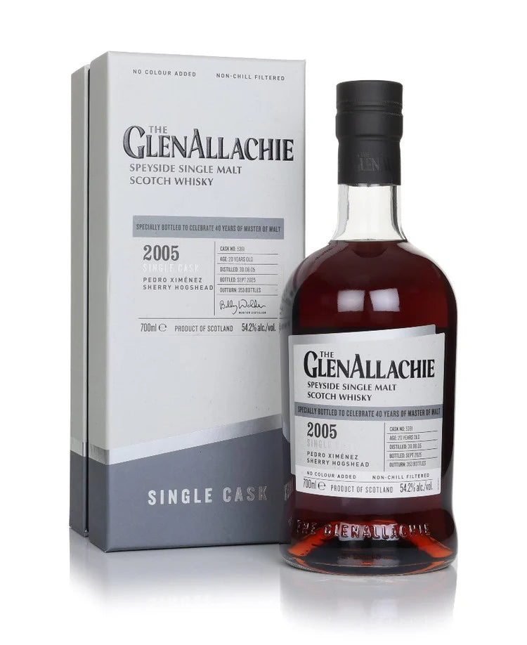GlenAllachie 20 Year Old 2005 (cask 5391) - PX Sherry Hogshead (54.2%)
