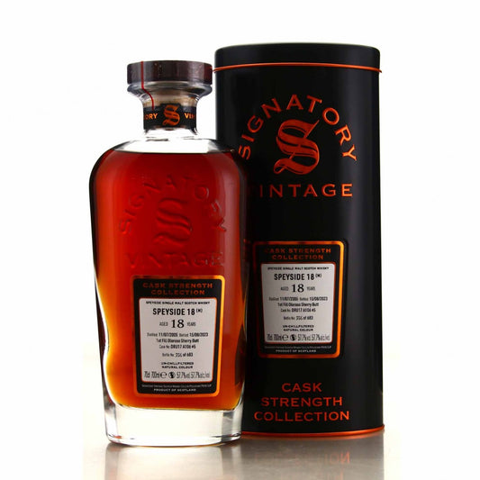Signatory Vintage Speyside (M) 18 YO (2005) #5 (57.6%, 70cl)