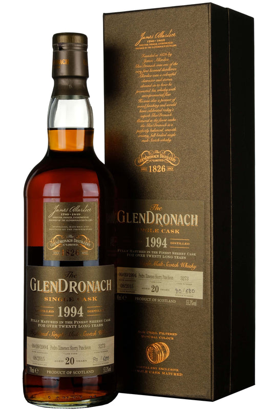 Glendronach 1994-2015 20YO #3273 Batch 12 (53.3%, 70cl)