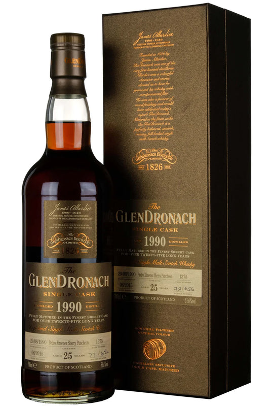 Glendronach 1990-2015 25YO #1375 Batch 12 (51.6%, 70cl)