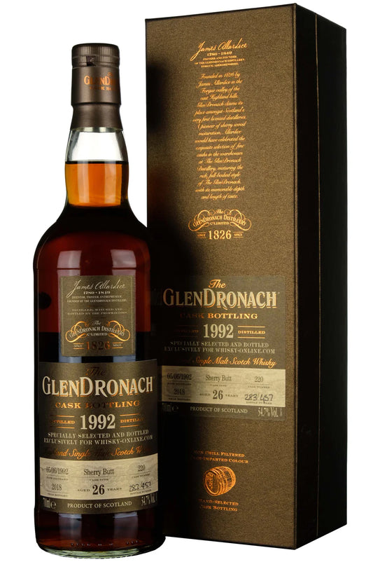 Glendronach 1992-2018 26YO #220 WO Exclusive (54.7%, 70cl)