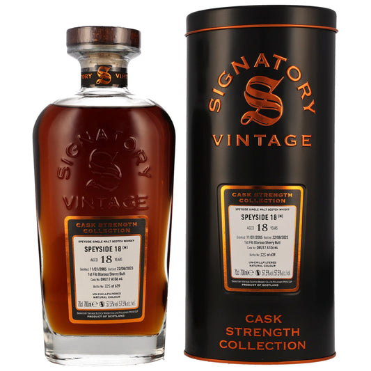 Signatory Vintage Speyside (M) 18 YO (2005) #4 (57.5%, 70cl)