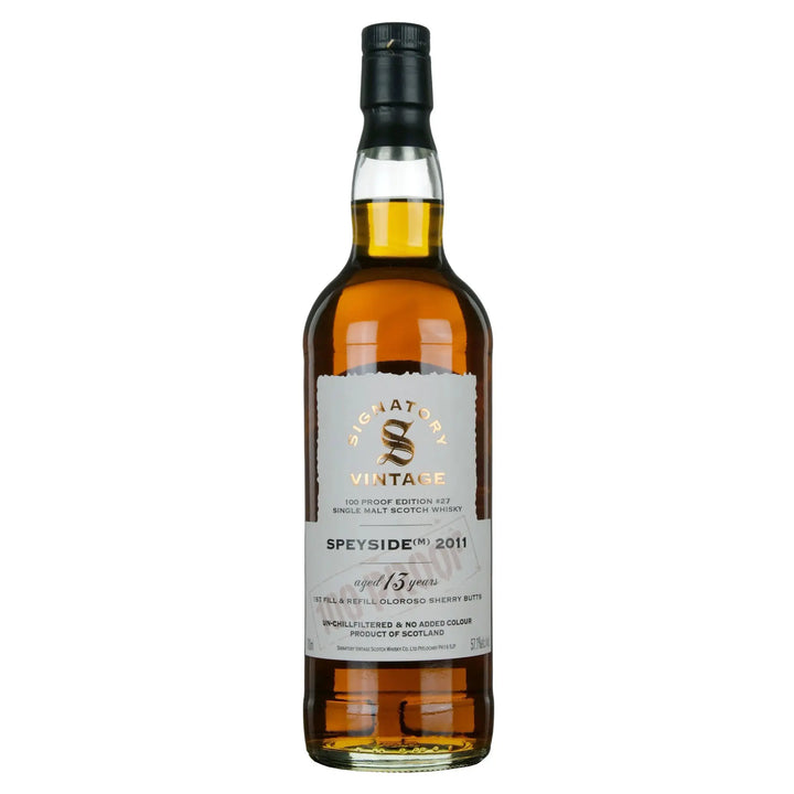 Signatory Vintage Speyside (M) 13 YO (2011) #27 (57.1%, 70cl)