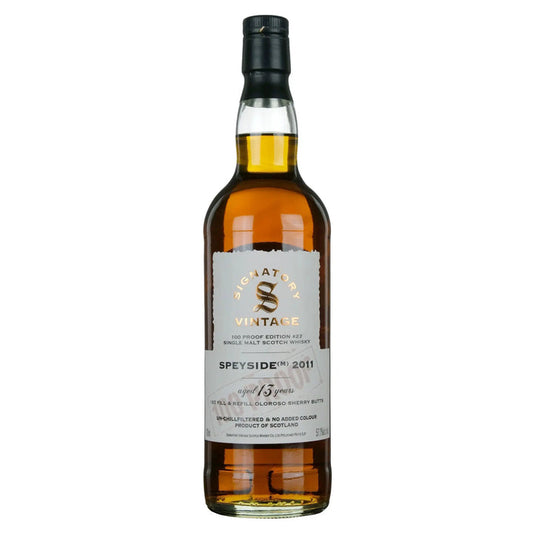 Signatory Vintage Speyside (M) 13 YO (2011) #27 (57.1%, 70cl)