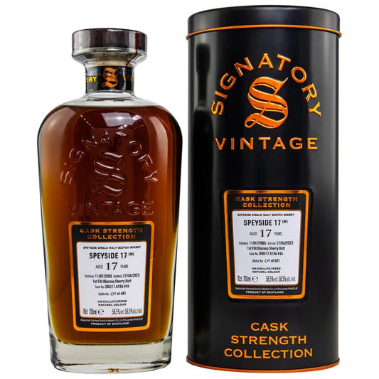 Signatory Vintage Speyside (M) 17 YO (2005) #34 (58.5%, 70cl)