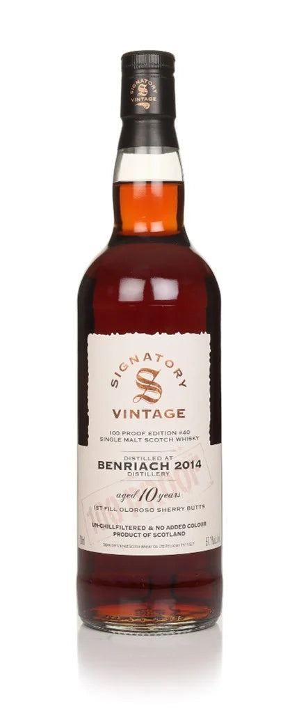 Signatory Vintage Benriach 10YO 2014 #40 (57.1%, 70cl)