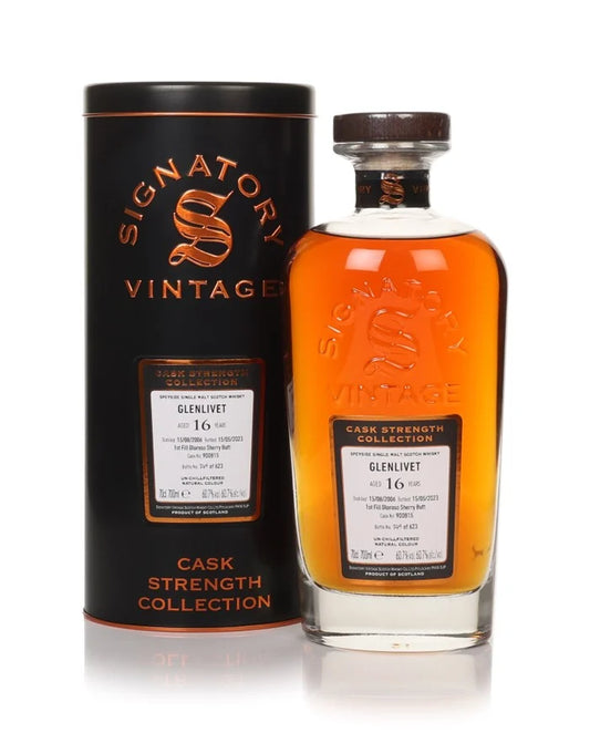 Signatory Vintage (Glenlivet) 16 YO (2005) Cask 900815 (60.7%, 70cl)