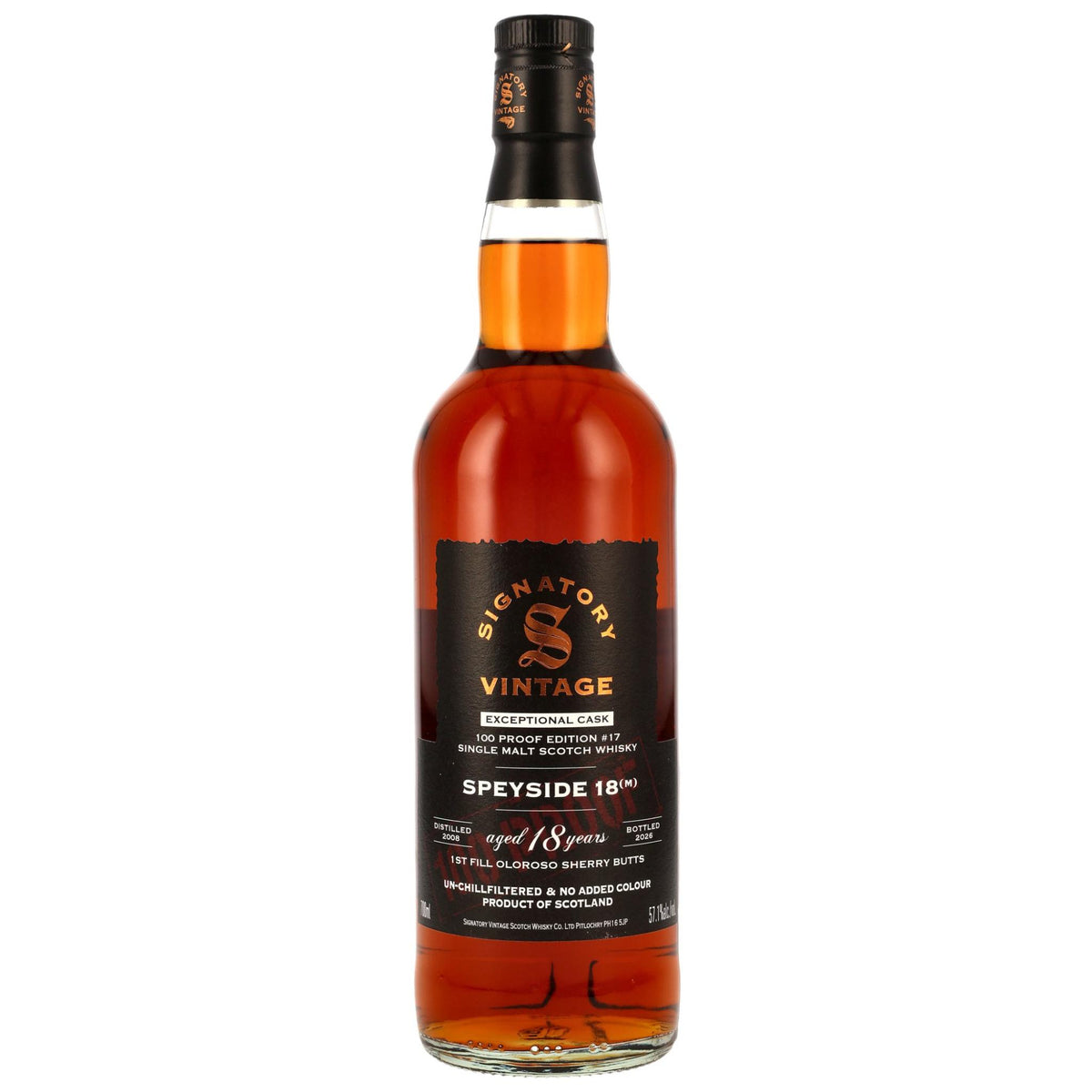 Signatory Vintage (M) 18YO EC #17 (57.1%)